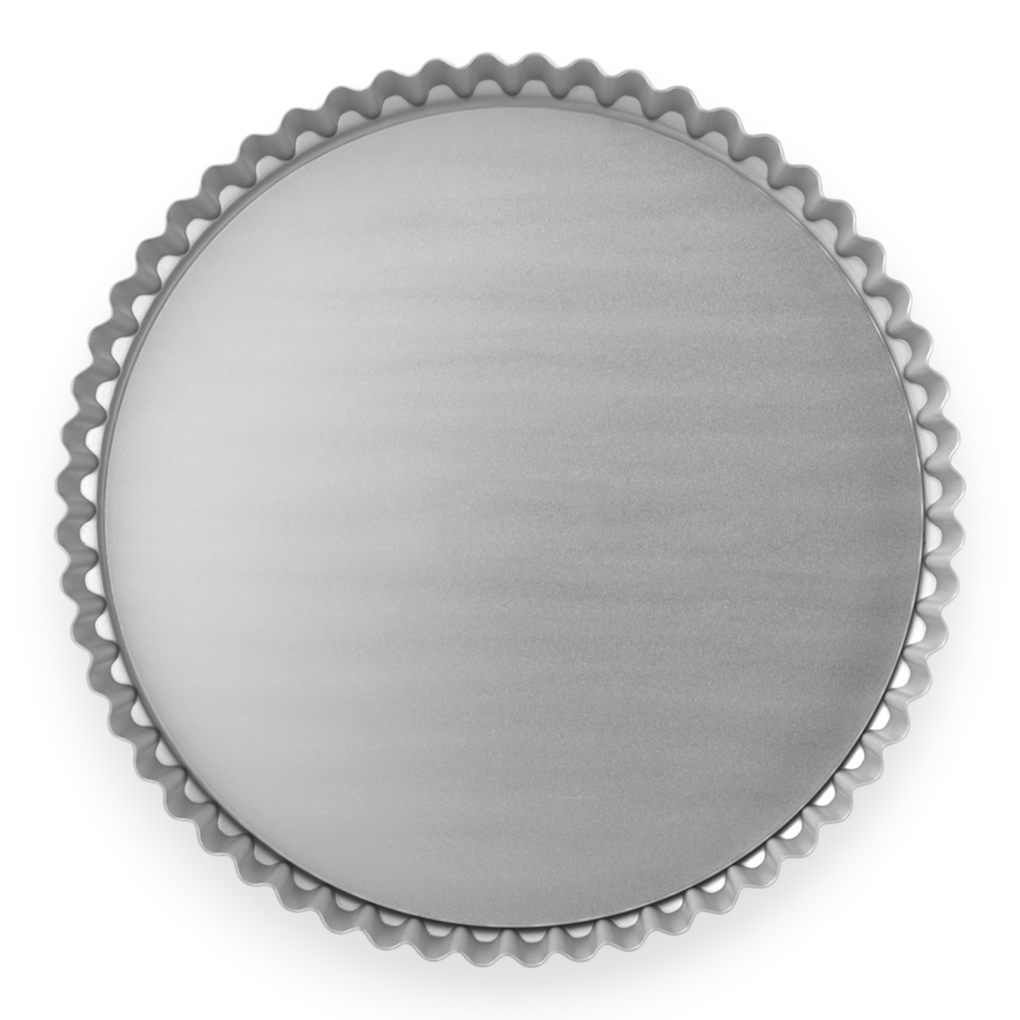 Silver Anodised Loose Base Fluted Flan Tin – 10" – Made in England - Premium Kitchen from Mermaid - Just £21.99! Shop now at Chabrias Ltd