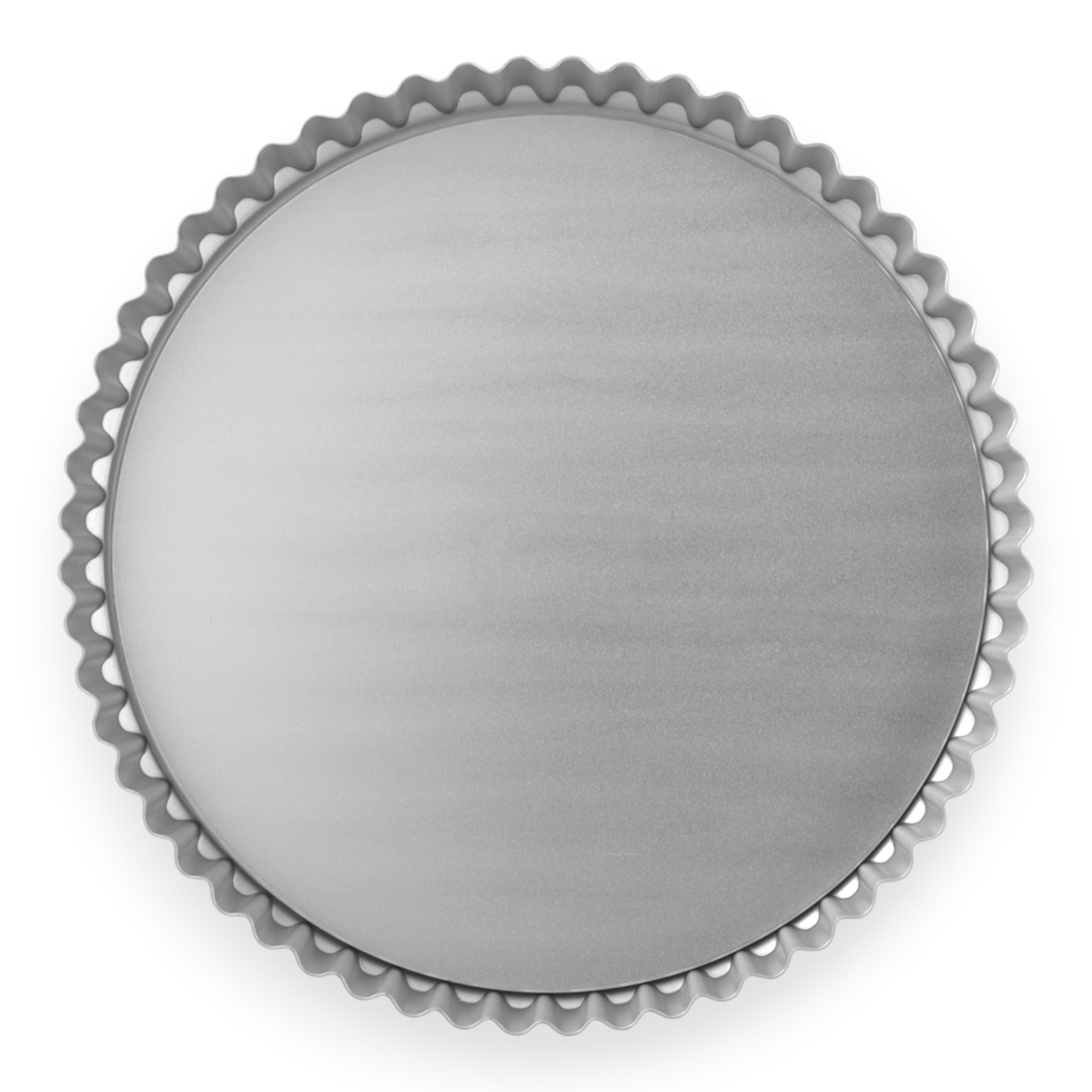 Silver Anodised Loose Base Fluted Flan Tin – 10" – Made in England - Premium Kitchen from Mermaid - Just £21.99! Shop now at Chabrias Ltd