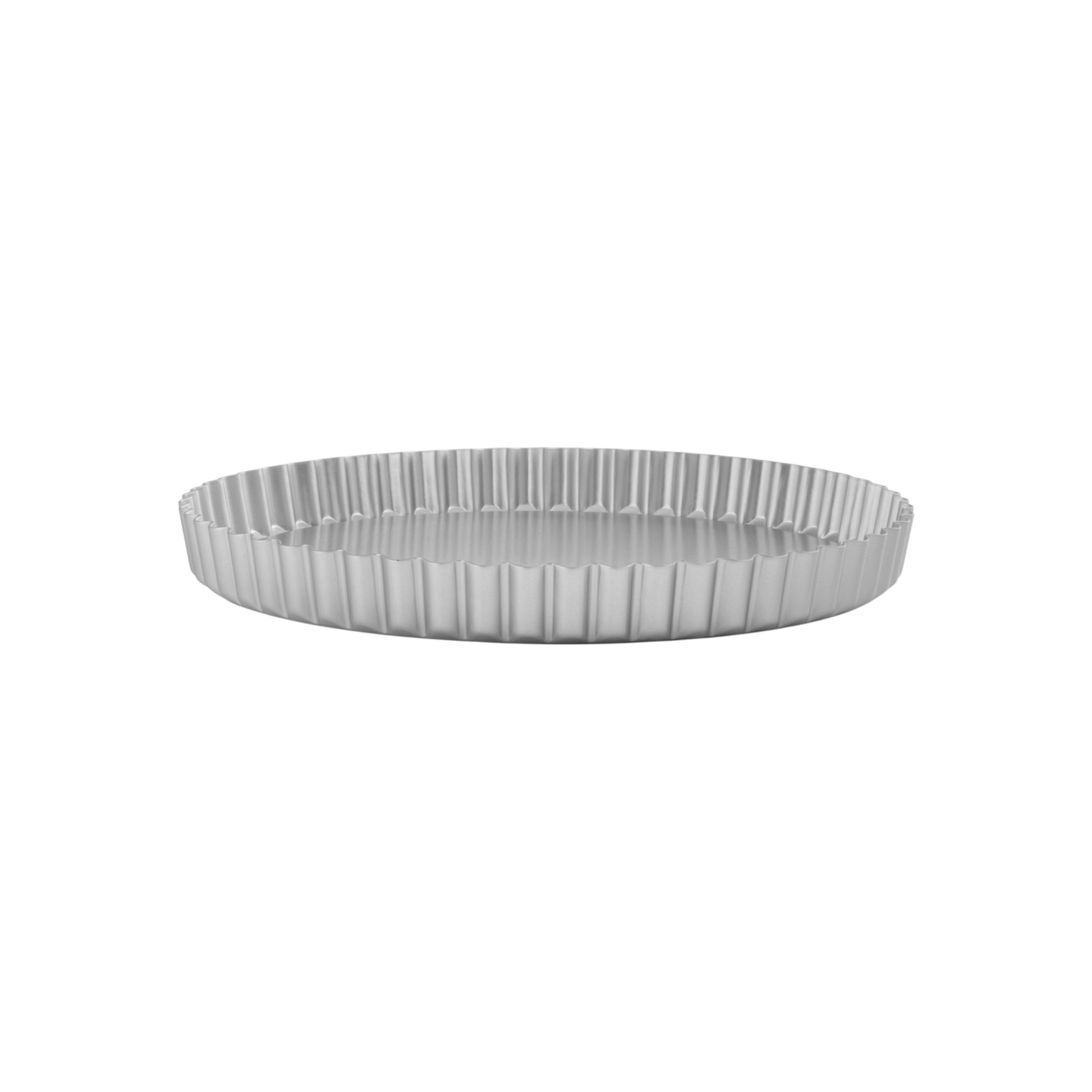 Silver Anodised Loose Base Fluted Flan Tin – 6" – Made in England - Premium Kitchen from Mermaid - Just £14.99! Shop now at Chabrias Ltd