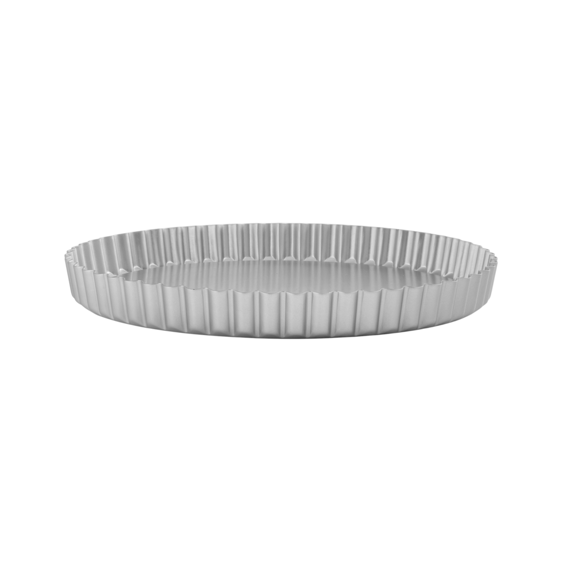 Silver Anodised Loose Base Fluted Flan Tin – 8" – Made in England - Premium Kitchen from Mermaid - Just £18.99! Shop now at Chabrias Ltd