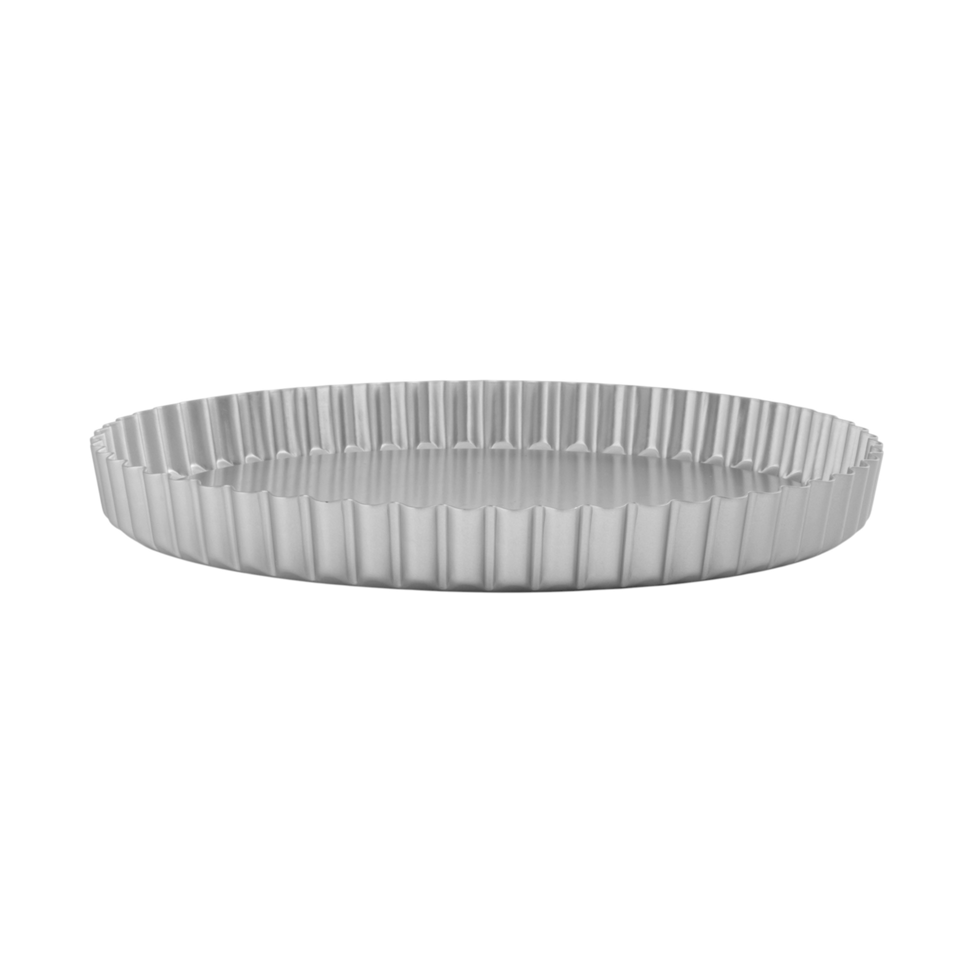 Silver Anodised Loose Base Fluted Flan Tin – 9" – Made in England - Premium Kitchen from Mermaid - Just £19.99! Shop now at Chabrias Ltd