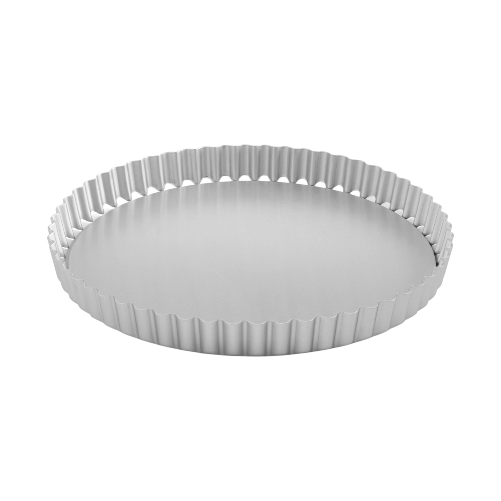 Silver Anodised Loose Base Fluted Flan Tin – 9" – Made in England - Premium Kitchen from Mermaid - Just £19.99! Shop now at Chabrias Ltd