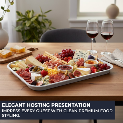 BPA-free hygienic plastic display tray set of 3