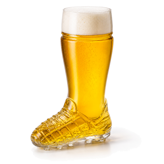 Glass Football Boot, 0.5L