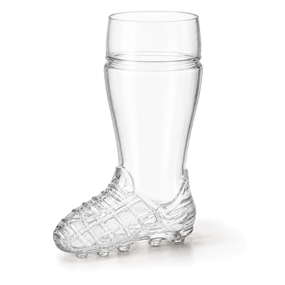 Football Boot Beer Glass 370ml - Novelty Match Day Beer Tumbler - Made in Italy