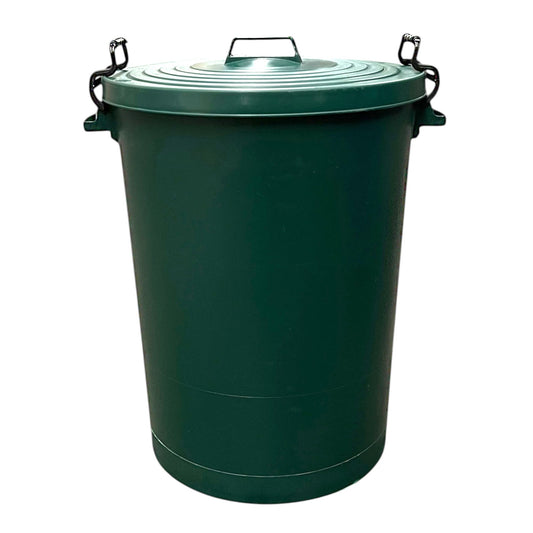 Heavy Duty Plastic Bin, With Locking Clip Lid, Green, 110L - Premium Bins from Chabrias Ltd - Just £34.99! Shop now at Chabrias Ltd