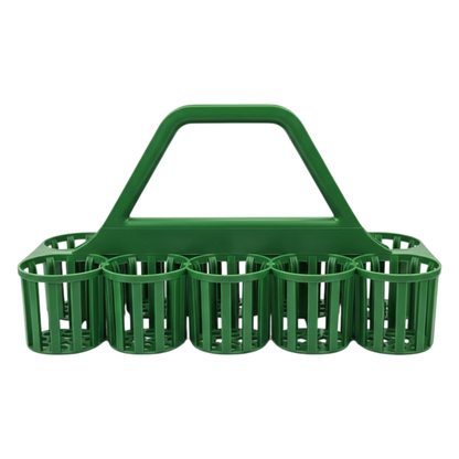 10 Hole Pint & Glass Carrier – Green Bar & Beer Garden Glass Collecting Basket – Heavy-Duty Plastic, 475 × 215 × 310 mm - Premium  from Chabrias Ltd - Just £18.99! Shop now at Chabrias Ltd