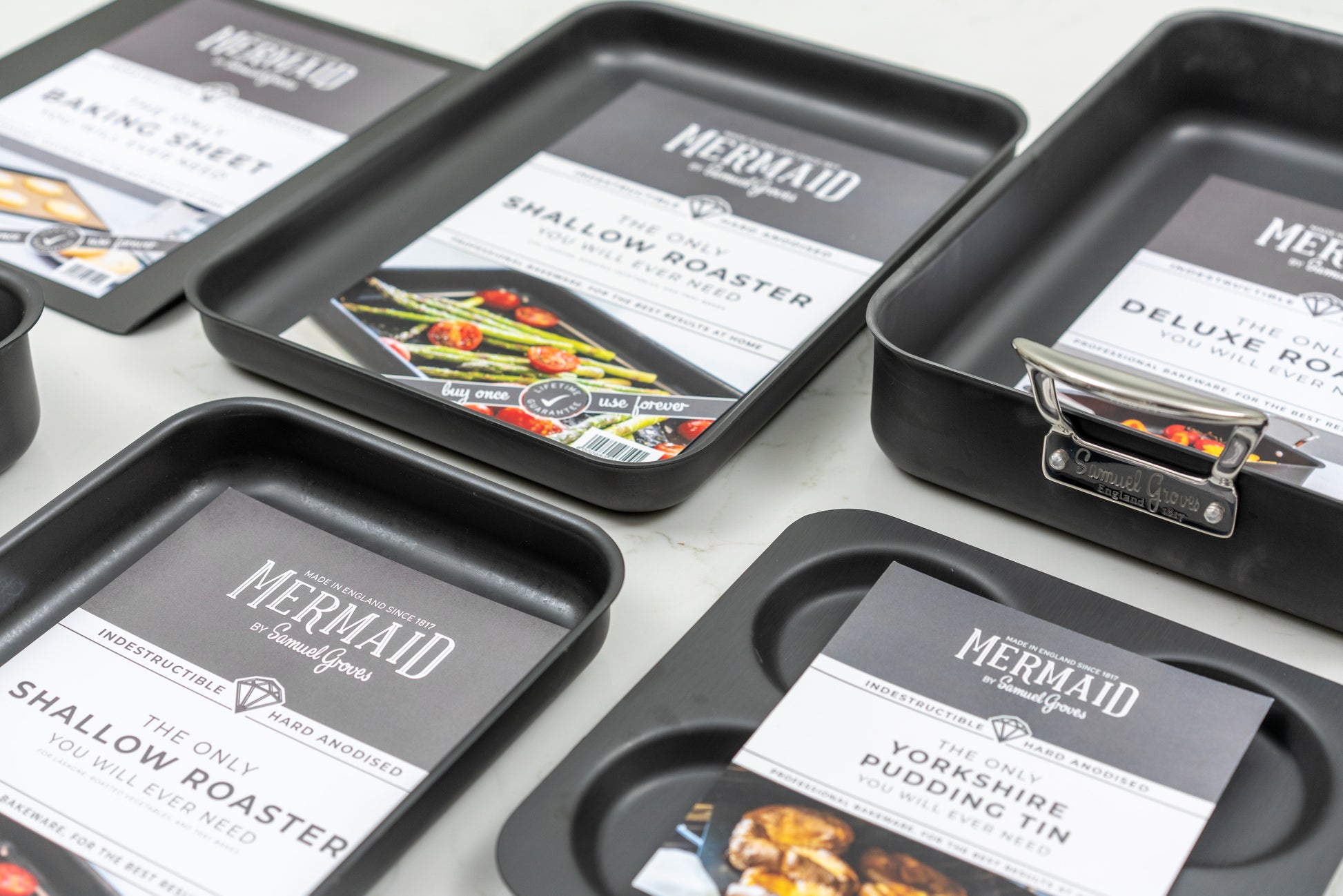 Hard Anodised Perforate Pizza Tray, 14" - Premium Kitchen from Mermaid - Just £44.99! Shop now at Chabrias Ltd