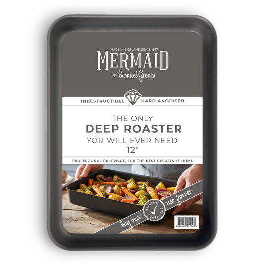 Hard Anodised Roasting Dish, 12" - Premium Home from Mermaid - Just £36.99! Shop now at Chabrias Ltd