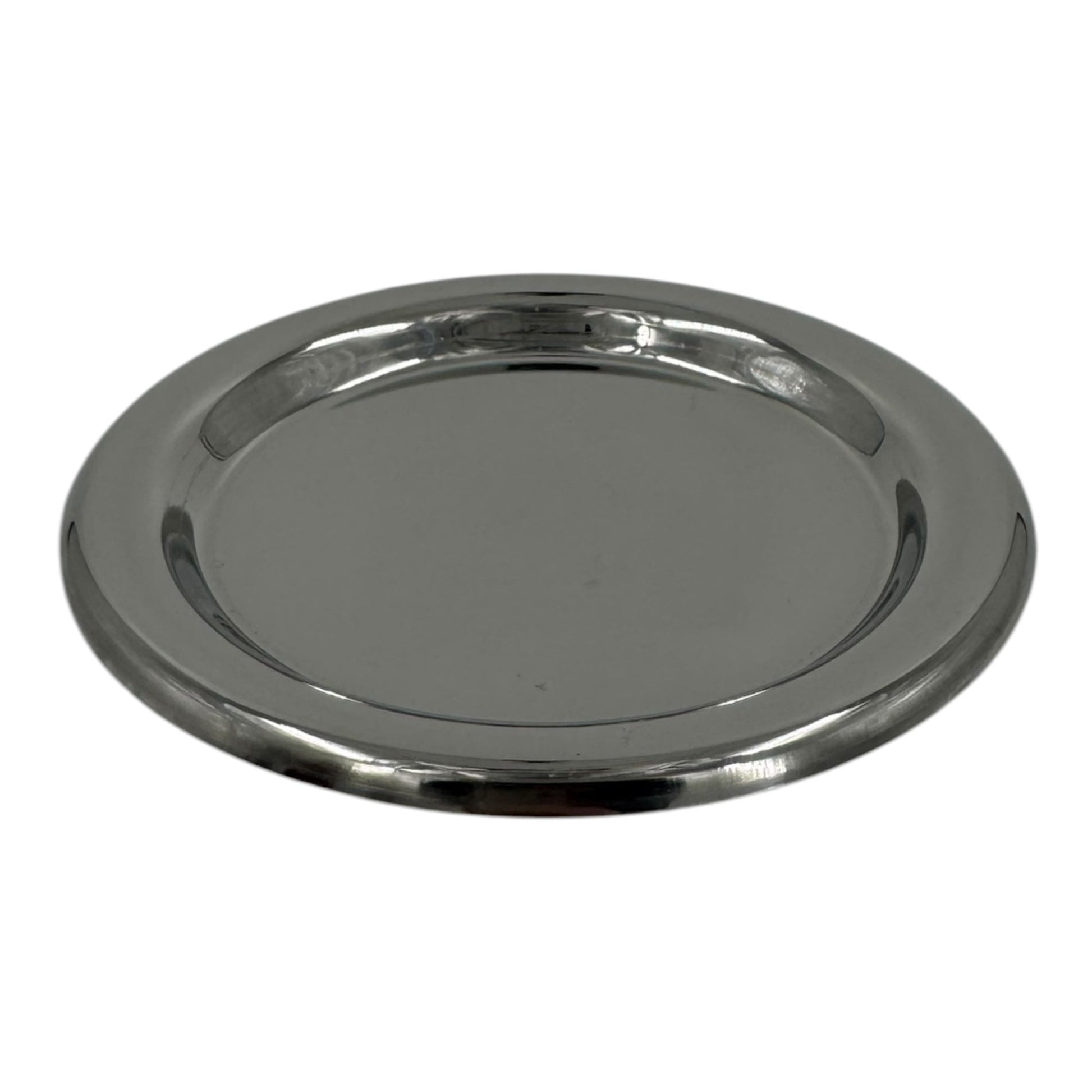 Pack of 2 Round Stainless Steel Tip Tray, 14cm - Premium Kitchen from Chabrias Ltd - Just £5.99! Shop now at Chabrias Ltd