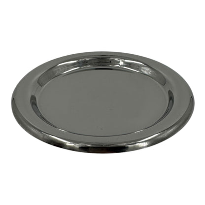 Pack of 2 Round Stainless Steel Tip Tray, 14cm - Premium Kitchen from Chabrias Ltd - Just £5.99! Shop now at Chabrias Ltd
