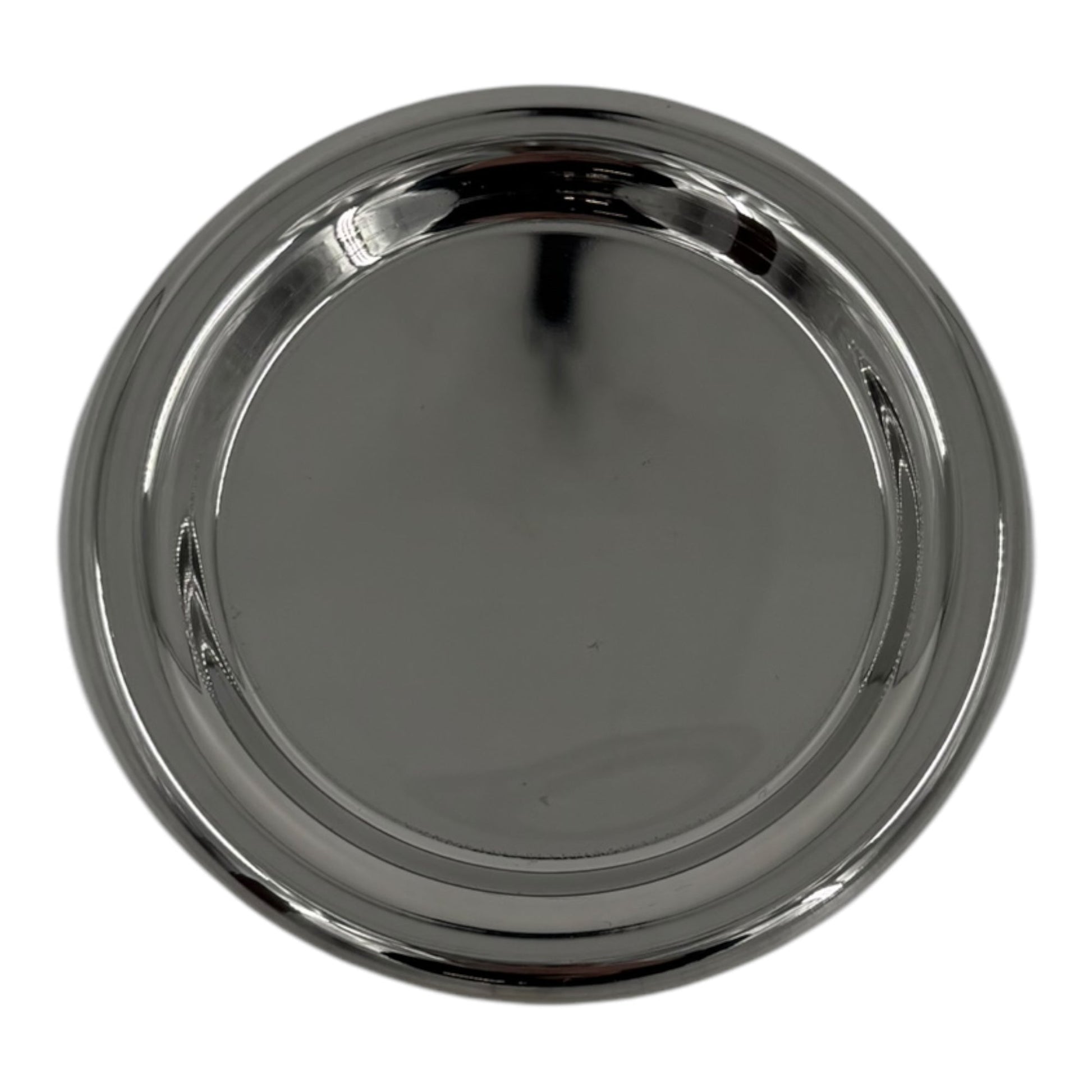 Pack of 2 Round Stainless Steel Tip Tray, 14cm - Premium Kitchen from Chabrias Ltd - Just £5.99! Shop now at Chabrias Ltd