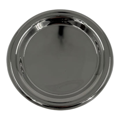 Pack of 2 Round Stainless Steel Tip Tray, 14cm - Premium Kitchen from Chabrias Ltd - Just £5.99! Shop now at Chabrias Ltd