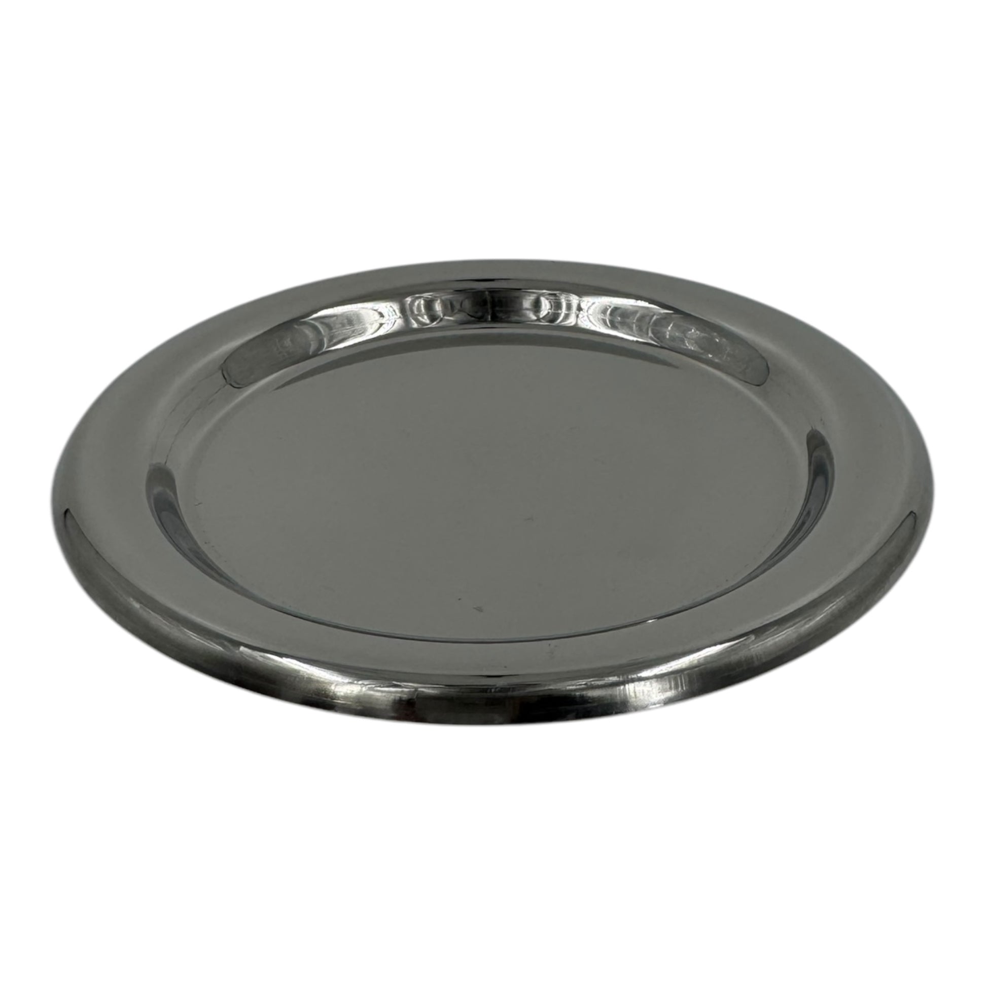 Pack of 2 Round Stainless Steel Tip Tray, 14cm - Premium Kitchen from Chabrias Ltd - Just £5.99! Shop now at Chabrias Ltd