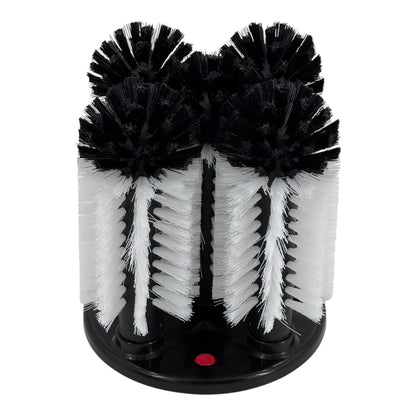 5 Brush Glass Washer with Suction Cup Base - Premium Home from Chabrias Ltd - Just £21.99! Shop now at Chabrias Ltd