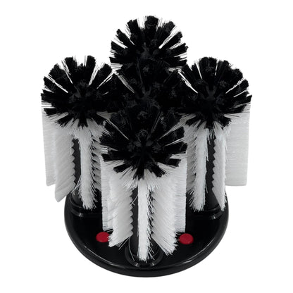 5 Brush Glass Washer with Suction Cup Base - Premium Home from Chabrias Ltd - Just £21.99! Shop now at Chabrias Ltd