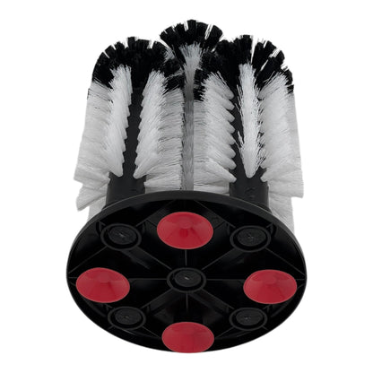 5 Brush Glass Washer with Suction Cup Base (Extended Centre Brush) - Premium Home from Chabrias Ltd - Just £21.99! Shop now at Chabrias Ltd