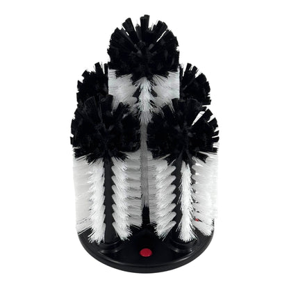5 Brush Glass Washer with Suction Cup Base (Extended Centre Brush) - Premium Home from Chabrias Ltd - Just £21.99! Shop now at Chabrias Ltd