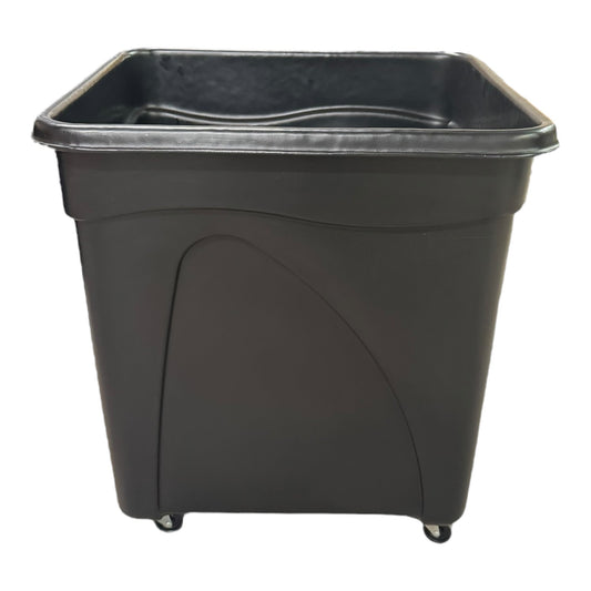 Black Bottle Skip, 2" Caster Wheels, 250L - Premium  from Chabrias Ltd - Just £104.99! Shop now at Chabrias Ltd