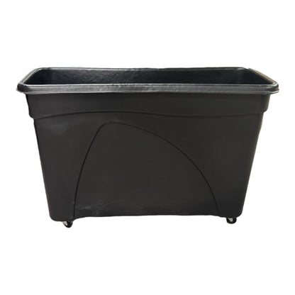 Black Bottle Skip, 2" Caster Wheels, 214L - Premium  from Chabrias Ltd - Just £104.99! Shop now at Chabrias Ltd