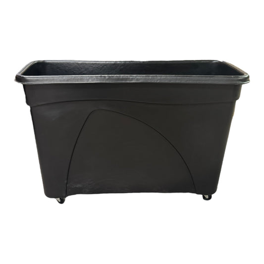 Black Bottle Skip, 2" Caster Wheels, 214L - Premium  from Chabrias Ltd - Just £104.99! Shop now at Chabrias Ltd