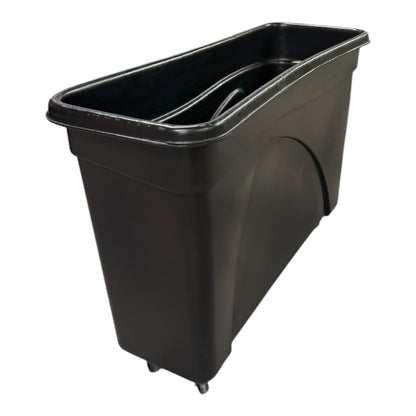 Black Bottle Skip, 2" Caster Wheels, 214L - Premium  from Chabrias Ltd - Just £104.99! Shop now at Chabrias Ltd