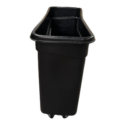 Black Bottle Skip, 2" Caster Wheels, 214L - Premium  from Chabrias Ltd - Just £104.99! Shop now at Chabrias Ltd