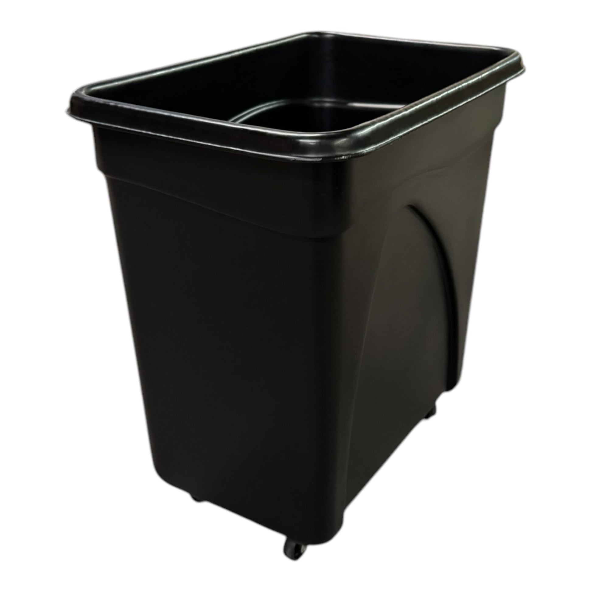 Black Bottle Skip, 2" Caster Wheels, 184L - Premium  from Chabrias Ltd - Just £83.99! Shop now at Chabrias Ltd