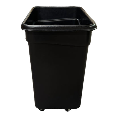 Black Bottle Skip, 2" Caster Wheels, 184L - Premium  from Chabrias Ltd - Just £83.99! Shop now at Chabrias Ltd