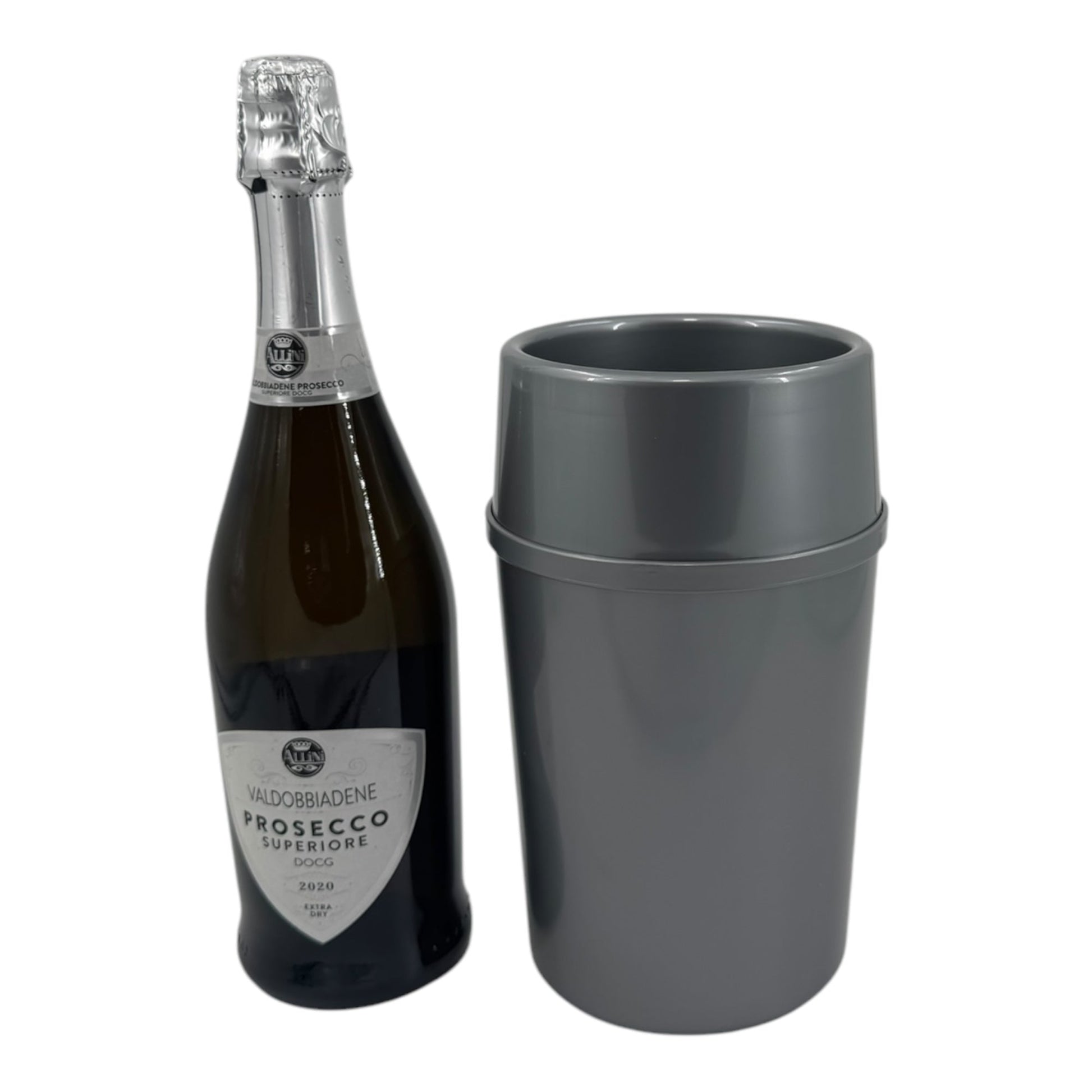 Plastic Wine Cooler, Silver - Premium Kitchen from Chabrias Ltd - Just £9.49! Shop now at Chabrias Ltd