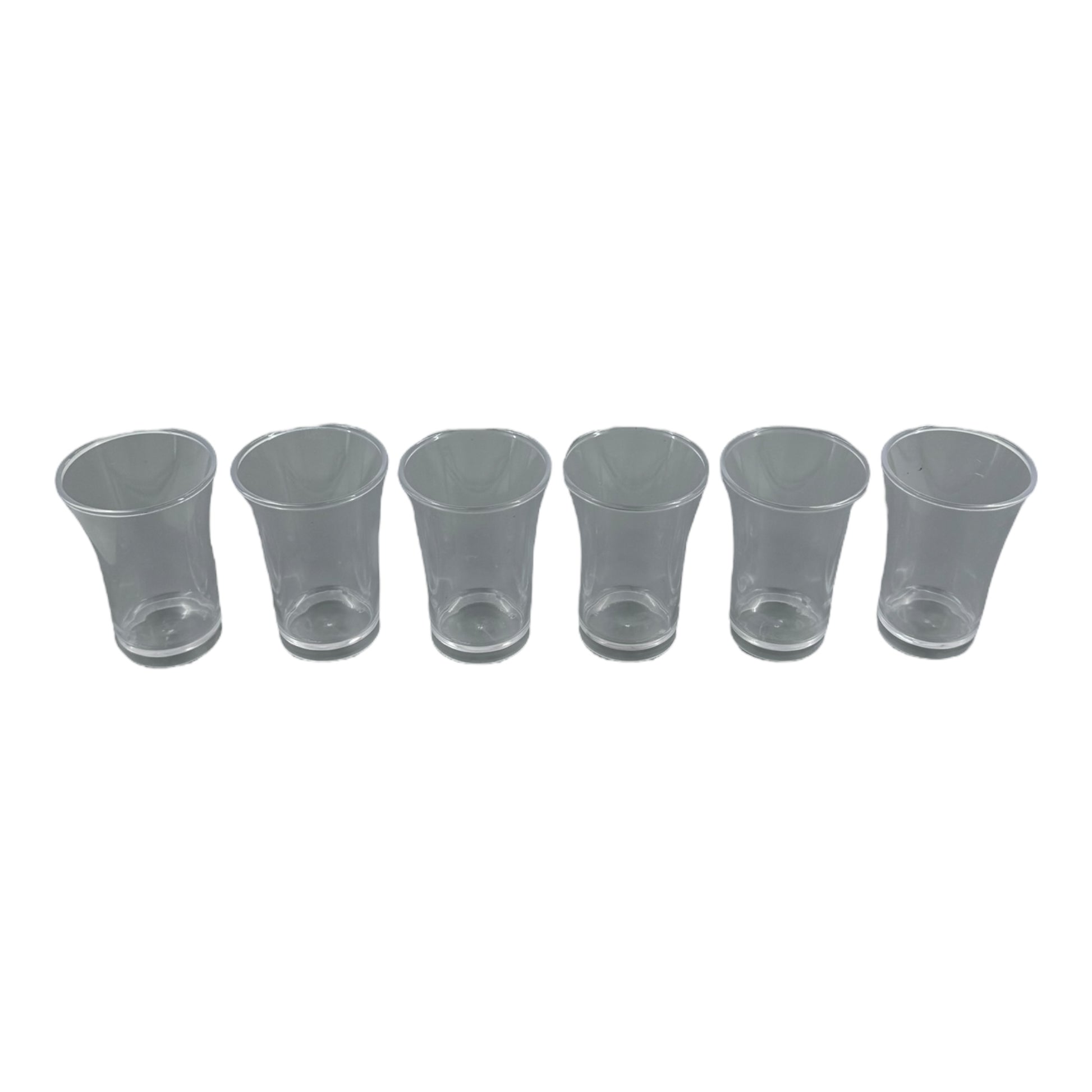 6-Hole Black Shot Glass Holder, With 6 Clear Shot Glasses - Premium Kitchen from Chabrias Ltd - Just £9.99! Shop now at Chabrias Ltd