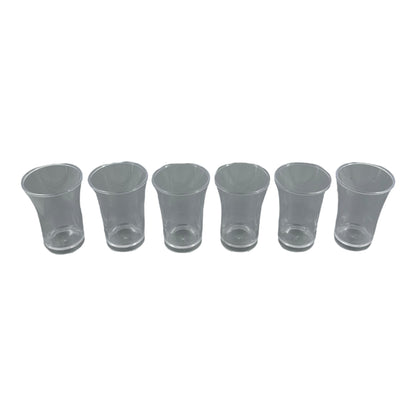 6-Hole Black Shot Glass Holder, With 6 Clear Shot Glasses - Premium Kitchen from Chabrias Ltd - Just £9.99! Shop now at Chabrias Ltd