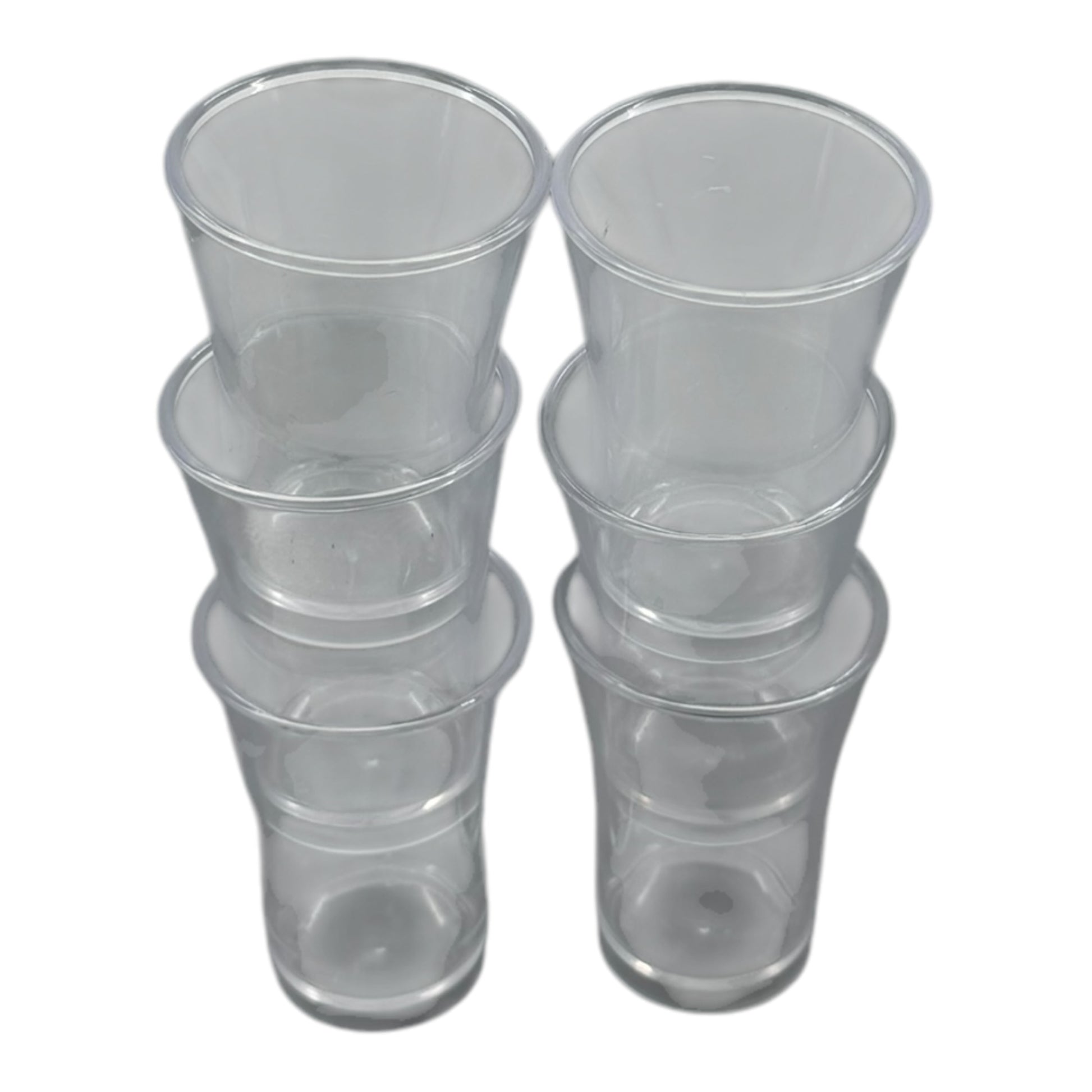 6-Hole Black Shot Glass Holder, With 6 Clear Shot Glasses - Premium Kitchen from Chabrias Ltd - Just £9.99! Shop now at Chabrias Ltd