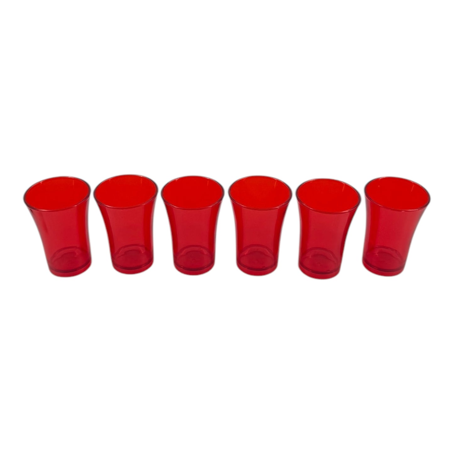 6-Hole Black Shot Glass Holder, With 6 Red Shot Glasses - Premium Kitchen from Chabrias Ltd - Just £9.99! Shop now at Chabrias Ltd