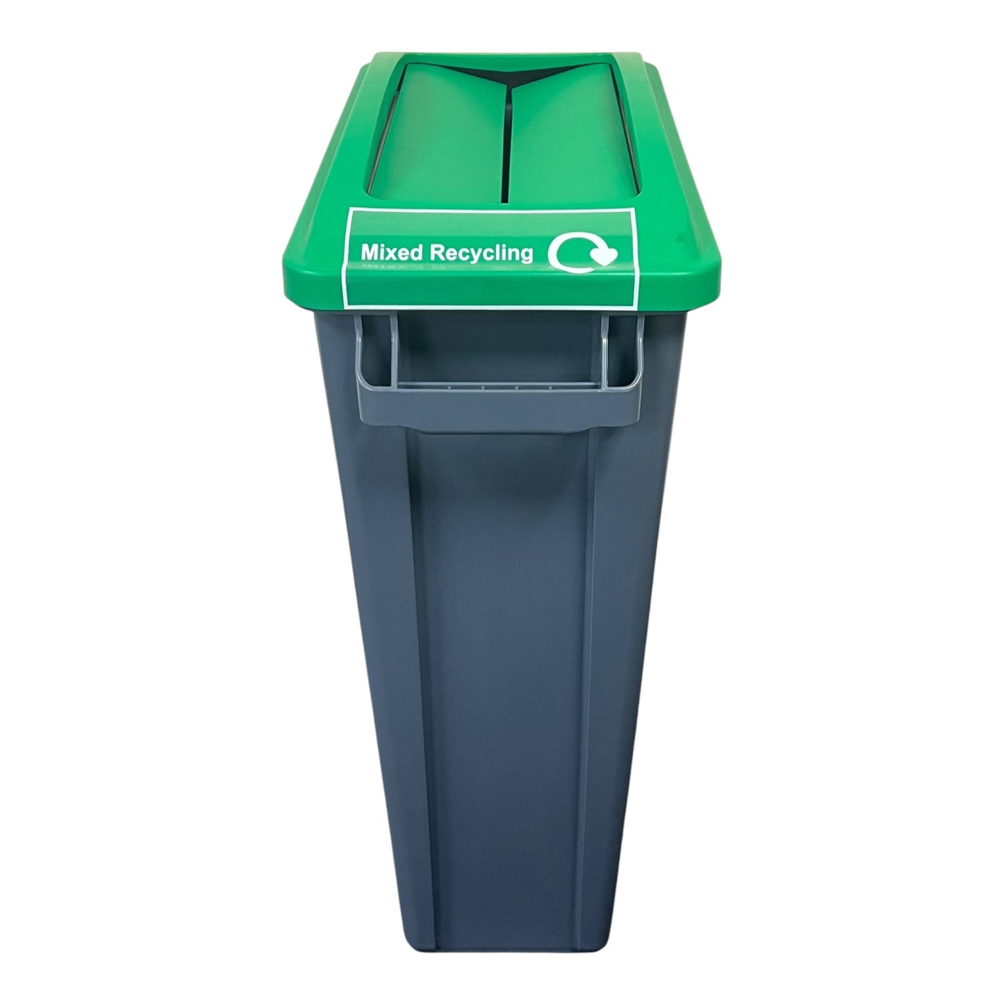 60 Litre Slim Bin With Grey Base & Swing Lids (Pack of 4) - Premium Recycling Bin from Chabrias Ltd - Just £289.99! Shop now at Chabrias Ltd