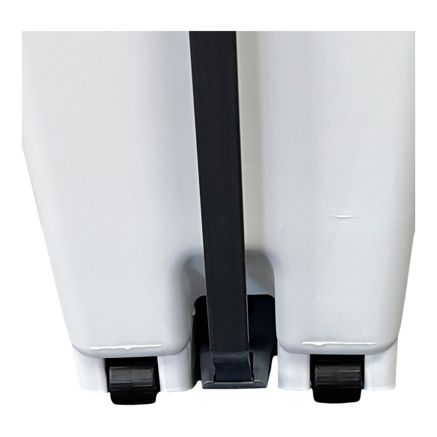 Plastic Sack Holder, White Body With Brown Lid, Food Waste Sticker Included, 60L - Premium Recycling Bin from Chabrias Ltd - Just £64.99! Shop now at Chabrias Ltd