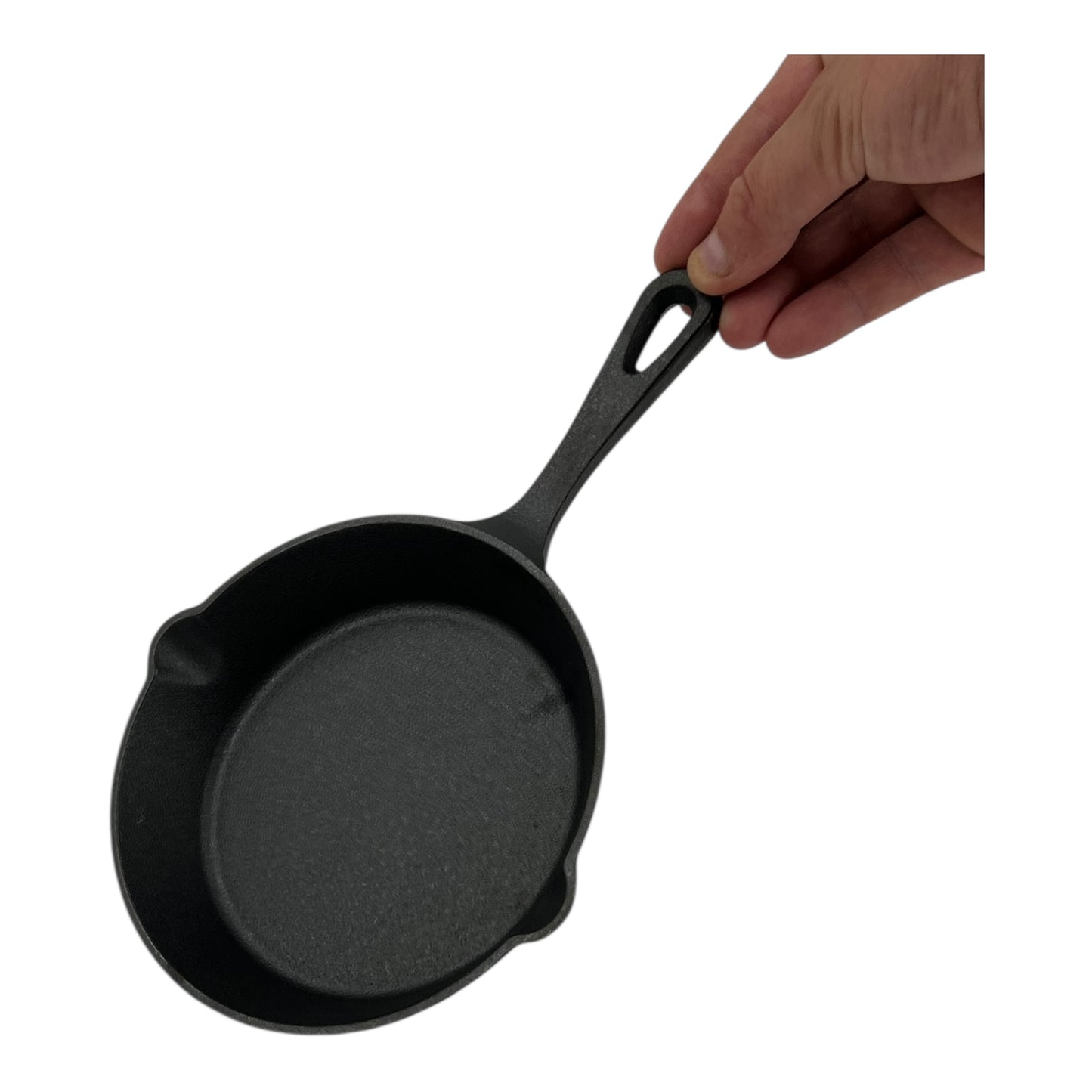 Pro Cast Iron Round Skillet Pan – 16cm - Premium Kitchen from Chabrias Ltd - Just £9.49! Shop now at Chabrias Ltd