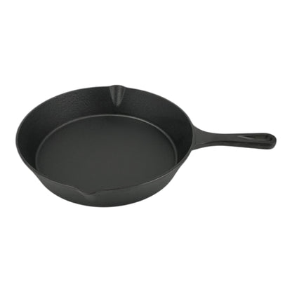 Pro Cast Iron Skillet – Medium 25cm - Premium Kitchen from Chabrias Ltd - Just £19.99! Shop now at Chabrias Ltd