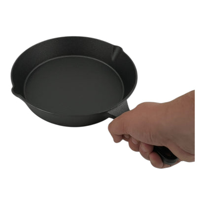Pro Cast Iron Skillet – Medium 25cm - Premium Kitchen from Chabrias Ltd - Just £19.99! Shop now at Chabrias Ltd