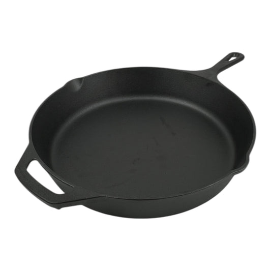 Pro Cast Iron Skillet Frying Pan – Large 30cm - Premium WAY from Chabrias Ltd - Just £24.99! Shop now at Chabrias Ltd