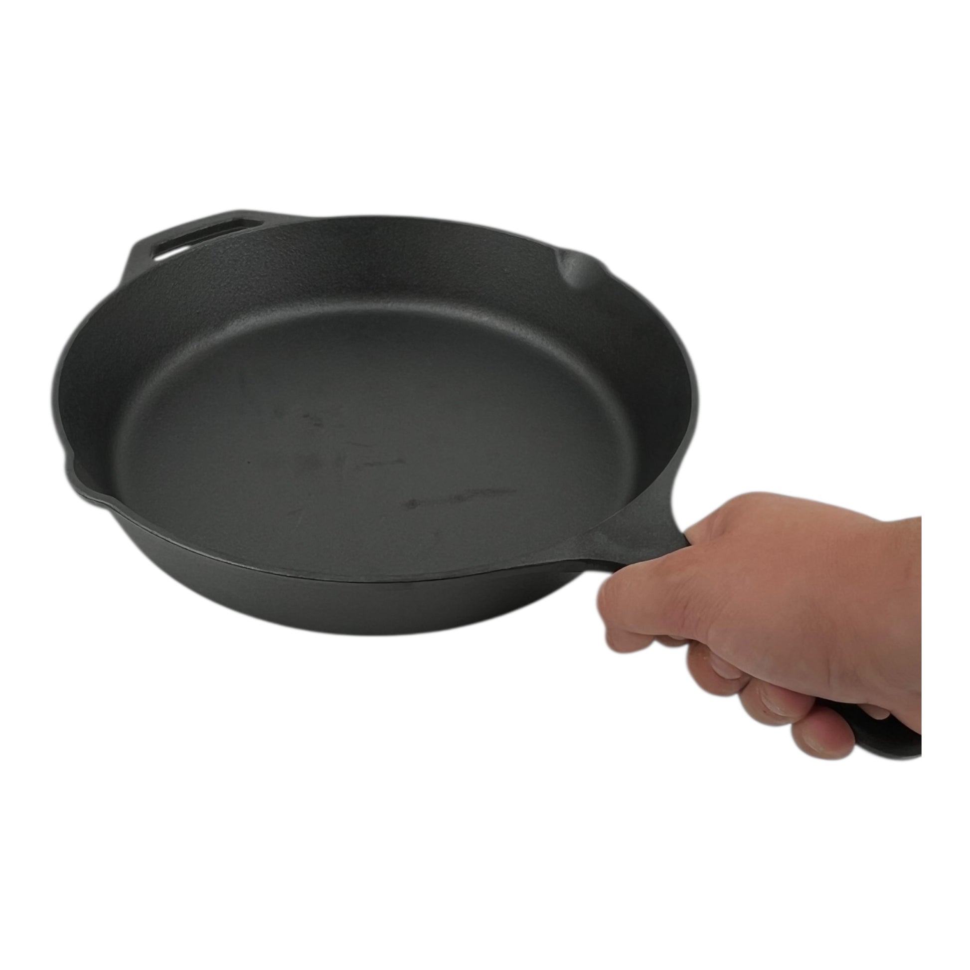 Pro Cast Iron Skillet Frying Pan – Large 30cm - Premium WAY from Chabrias Ltd - Just £24.99! Shop now at Chabrias Ltd