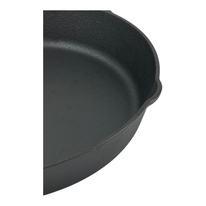 Pro Cast Iron Skillet Frying Pan – Large 30cm - Premium WAY from Chabrias Ltd - Just £24.99! Shop now at Chabrias Ltd