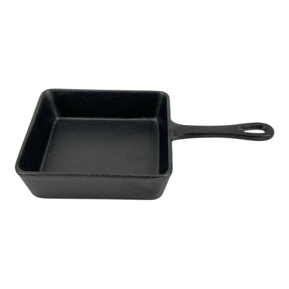 Pro Cast Iron Skillet Square Pan – 14cm x 14cm - Premium Home from Chabrias Ltd - Just £9.99! Shop now at Chabrias Ltd