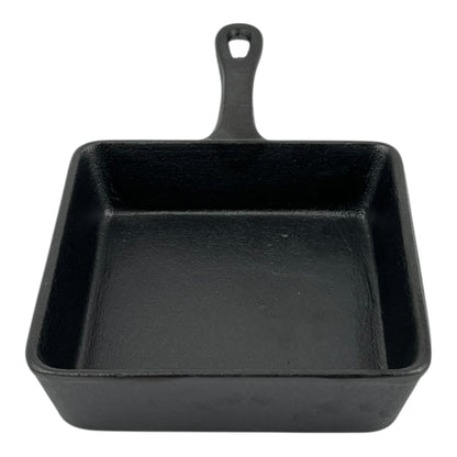 Pro Cast Iron Skillet Square Pan – 14cm x 14cm - Premium Home from Chabrias Ltd - Just £9.99! Shop now at Chabrias Ltd