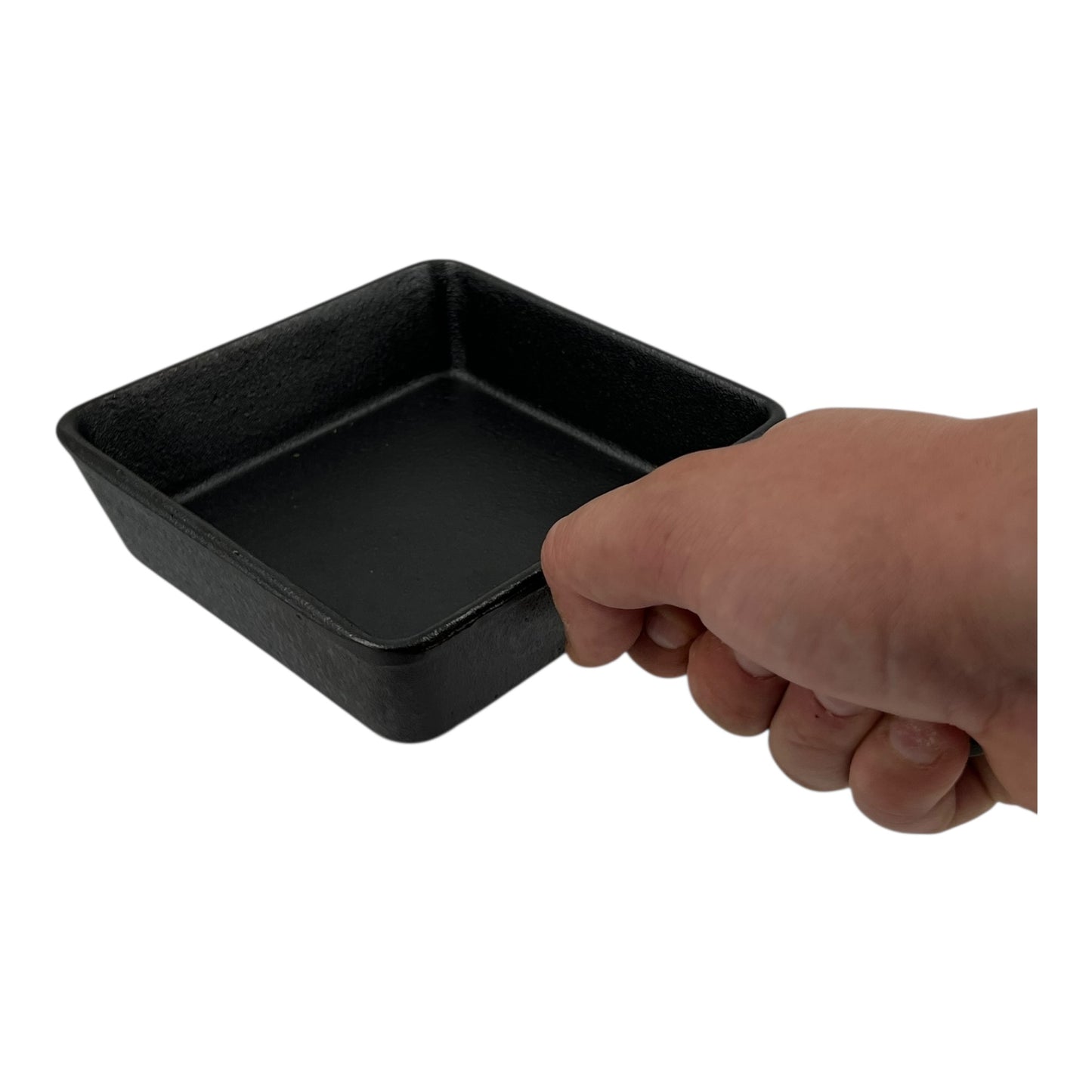 Pro Cast Iron Skillet Square Pan – 14cm x 14cm - Premium Home from Chabrias Ltd - Just £9.99! Shop now at Chabrias Ltd