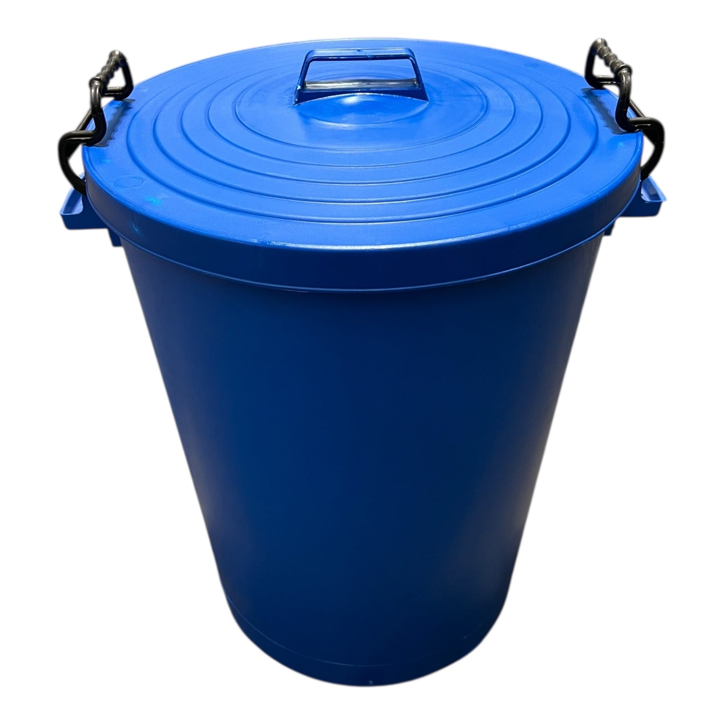 Heavy Duty Plastic Bin, With Locking Clip Lid, Blue, 110L - Premium Bins from Chabrias Ltd - Just £34.99! Shop now at Chabrias Ltd