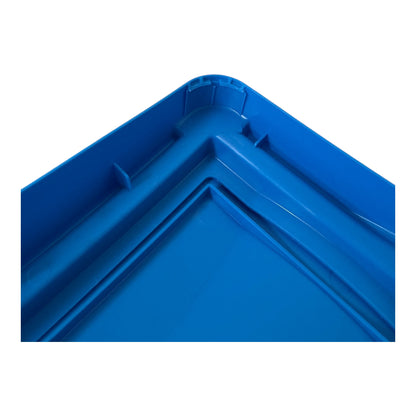 30 Litre Recycling Bin with Blue Swing Lid & Paper and Card Sticker Included - Premium Bins from Chabrias Ltd - Just £29.99! Shop now at Chabrias Ltd