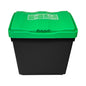 30 Litre Recycling Bin with Green Swing Lid & Food Waste Sticker Included - Premium Bins from Chabrias Ltd - Just £29.99! Shop now at Chabrias Ltd