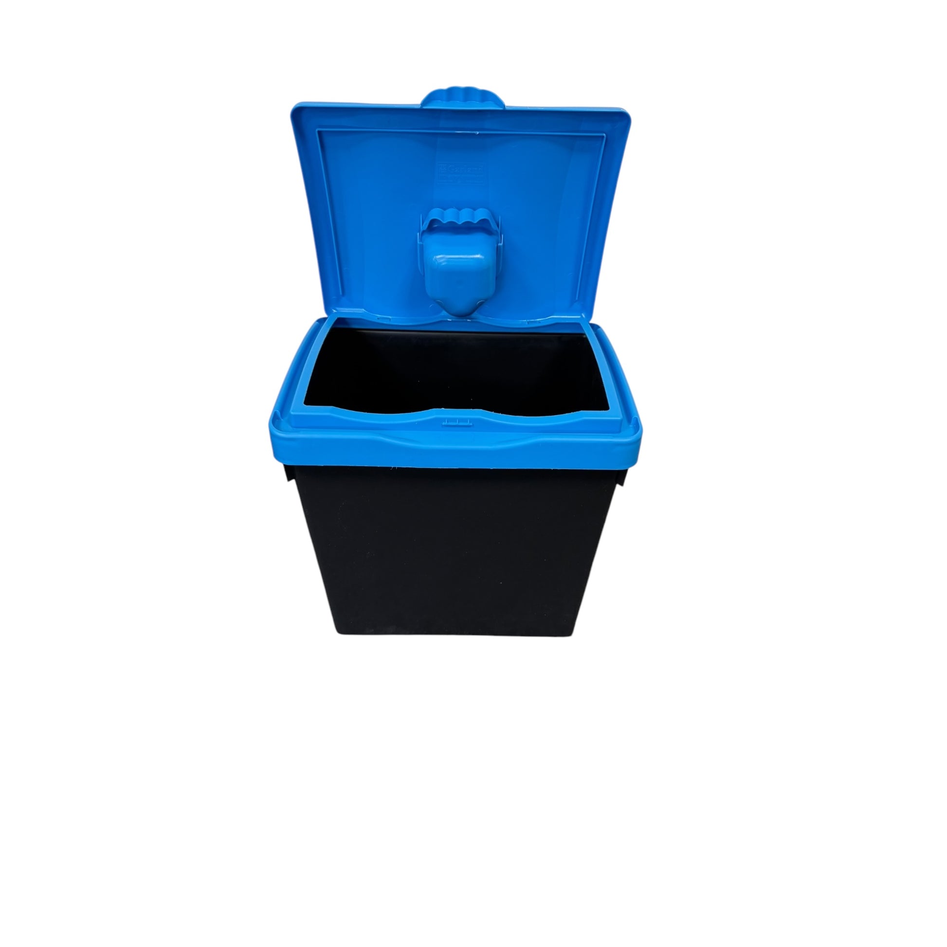 30 Litre Recycling Bin with Blue Swing Lid & Paper and Card Sticker Included - Premium Bins from Chabrias Ltd - Just £34.99! Shop now at Chabrias Ltd