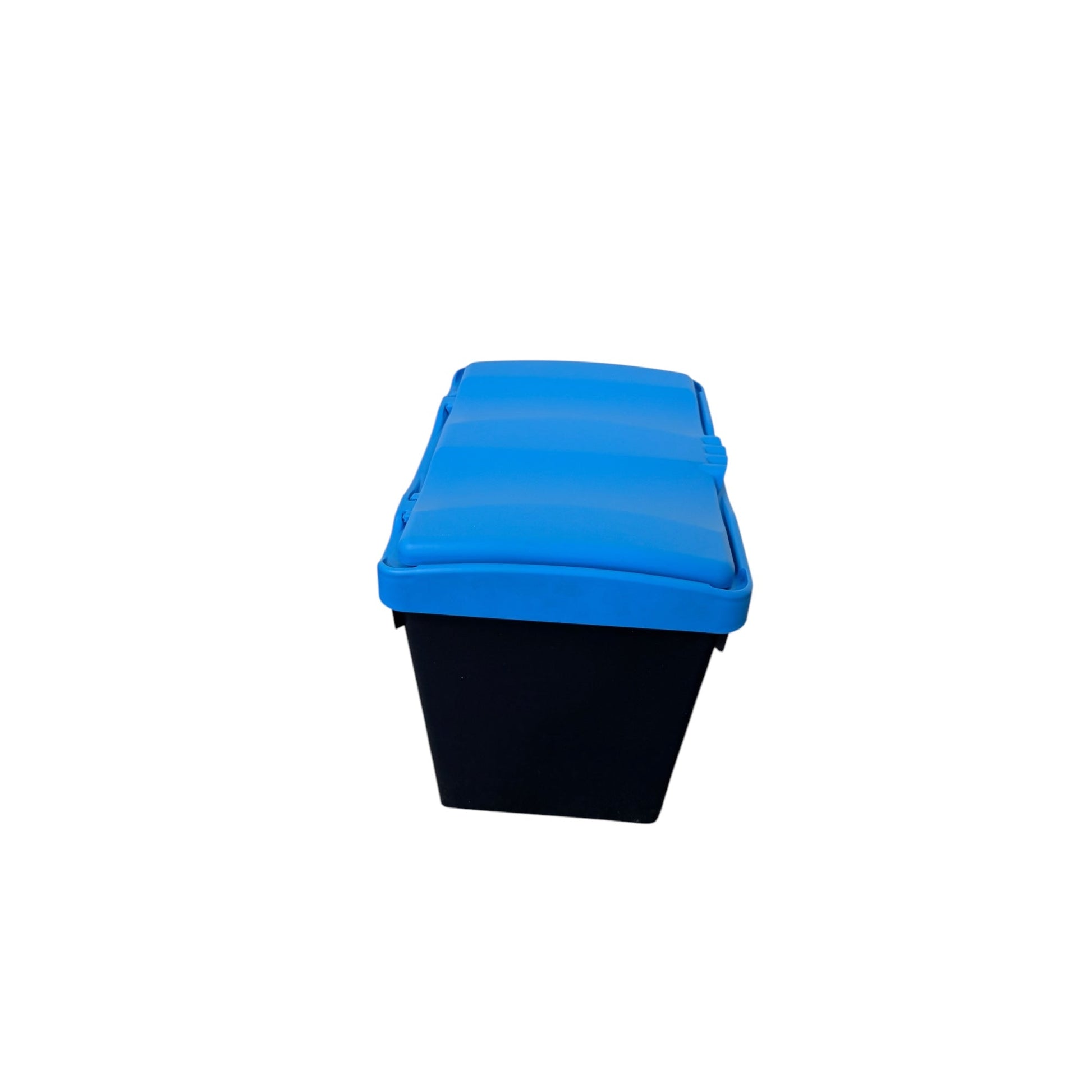 30 Litre Recycling Bin with Blue Swing Lid & Paper and Card Sticker Included - Premium Bins from Chabrias Ltd - Just £29.99! Shop now at Chabrias Ltd